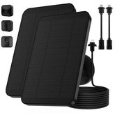 Jevehip front view of two solar panel kits showing included accessories and packaging benefit efficient setup