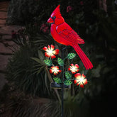 Jiasku cardinal front view showing bright red finish and decorative detail