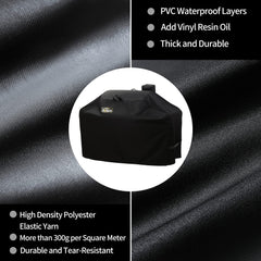 JIESUO top handle and Velcro straps for easy removal and secure wind resistance