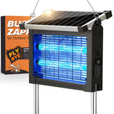 Jinyeda front view on patio showing insect control and bright UV light benefit