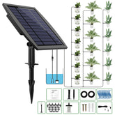 JIYANG front unit with solar panel showing compact setup and easy placement