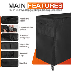 JJASMAMV 600D fabric texture close-up highlighting heavy-duty strength