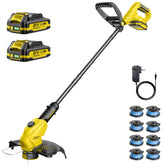 JKLARI front view of trimmer and edger showing compact design and easy handling