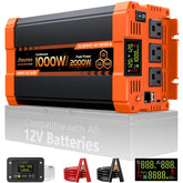 Jlouneo front panel showing three AC outlets and status indicators for versatile power.