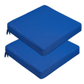 JMGBird dark blue cushions front view showing neat finish and durable fabric