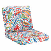 JMGBird front view of cushion showing neat finish and outdoor-ready look