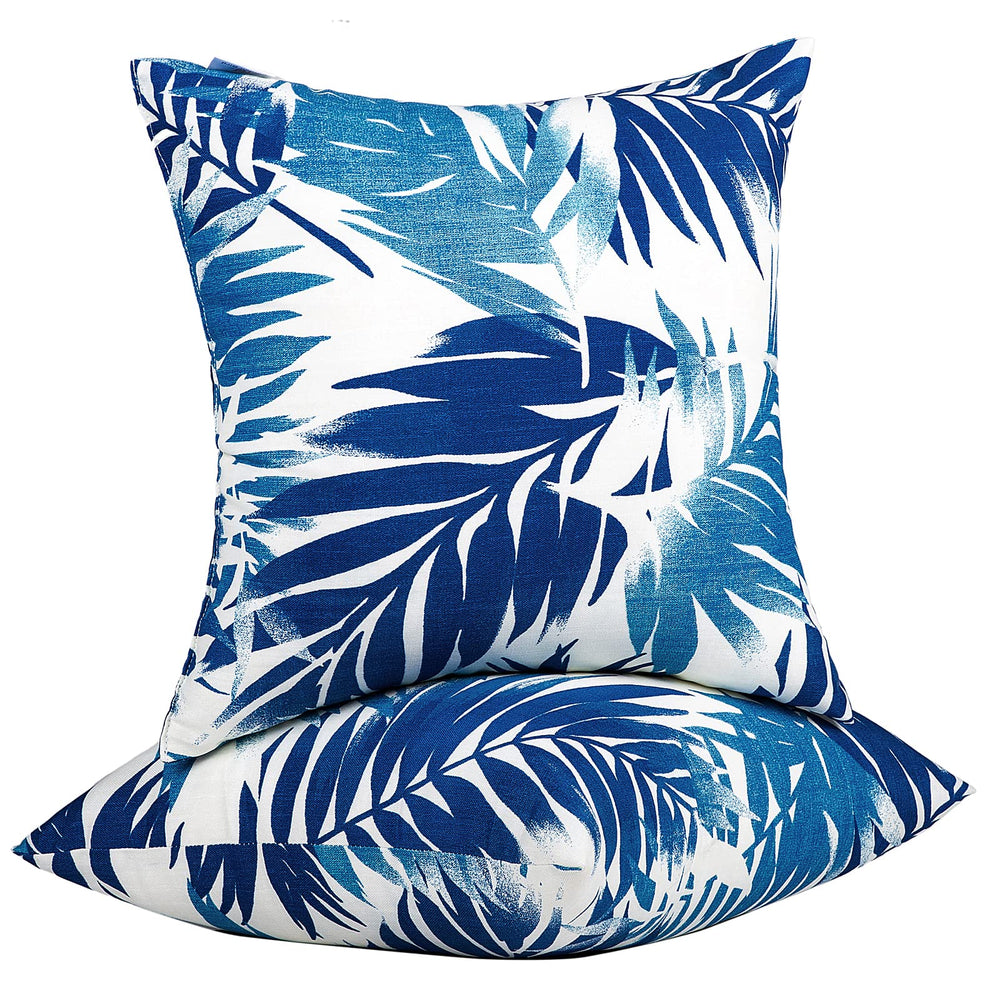 JMGBird front view of two pillows showing pattern and ready-to-use benefit