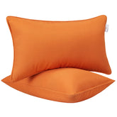JMGBird front view of 12x20 lumbar pillow shows shape and exclusive pattern for curb appeal