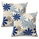 JMKaixin front view of two 18x18 pillows showing pattern and ready-to-use comfort