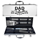 JNDJE front packaging showing the full grilling kit and protective case benefit