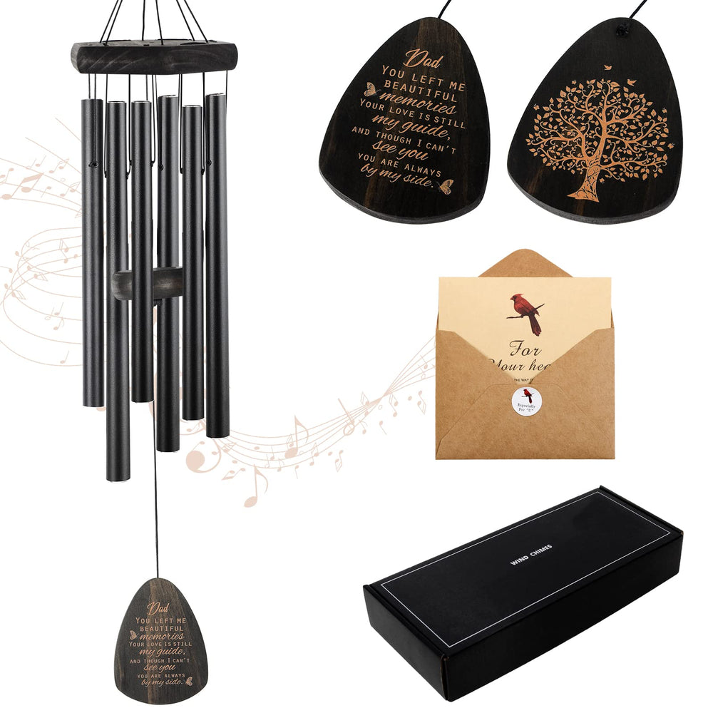 JOBOSI wind chime front packaging showing gift-ready box and presentation benefit