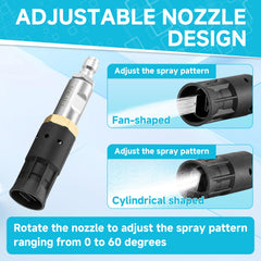 JOEJET closeup of the 1/4-inch quick-connect plug and threads for easy fit verification