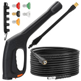JOEJET front view of spray gun and kit showing complete package and convenience