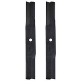 John Deere M82408 front view showing two OEM blades and fitment benefits