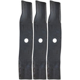 John Deere three blades front view showing OEM fit and balanced design benefit