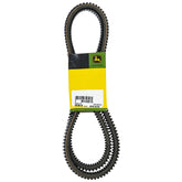 John Deere v-belt front packaging showing OEM label and correct fit