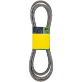 John Deere TCU16907 V-belt front packaging showing OEM label and part number for correct replacement