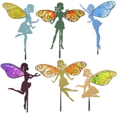John's Studio front view showing fairy stake vibrant garden accent