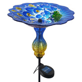 John's Studio peacock front view showing colorful design and garden appeal