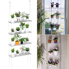 Jolitac clear front view window shelf showing minimal visual intrusion and neat display