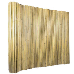 Jollybower bamboo fence front view showing natural privacy and instant coverage