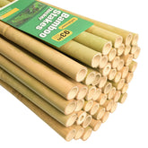 Jollybower front packaging showing 50 bamboo stakes and product details