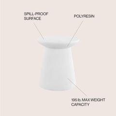 JONATHAN Y Hollie top surface detail showing smooth finish and display benefit