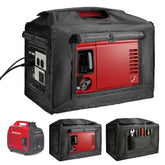 Joramoy front view of covered generator showing weather protection benefit