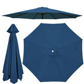 Jorohiker front view gray navy canopy showing clean aesthetic and shade benefit