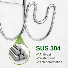 Josmimic detalle acero SS304 que muestra resistencia antióxido