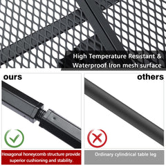 JOUYEK side pocket and cup holders organizing grill accessories