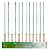 JOWHONK front view showing full 23.5-inch skewers and packaging for easy selection
