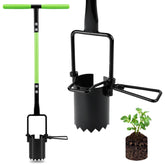 joyhalo front view bulb planter showing full-length handle and head for easier planting