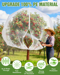 joyhalo detailed 60-mesh texture showing insect exclusion and light transmission benefit