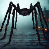 JOYIN giant spider front view shows size and dramatic curb appeal