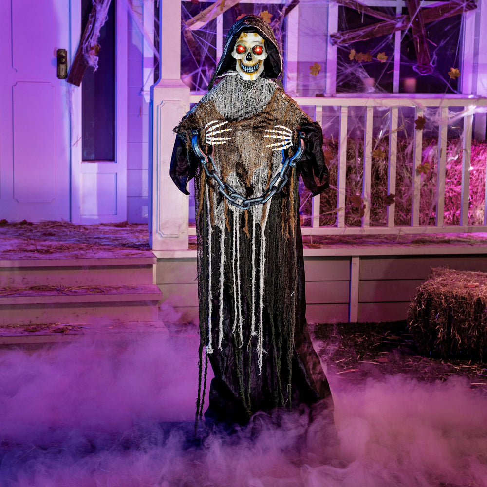 JOYIN grim reaper front view showing full 67-inch height and presence