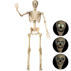 JOYIN skeleton front view showing full 6.9 ft height and realistic detail