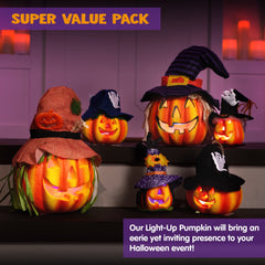 JOYIN small 6.3-inch pumpkins grouped to show versatile placement benefit