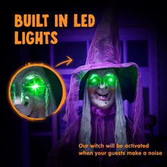 JOYIN witch side profile detail showing realistic facial features and pose benefits