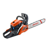 JPNTECH front view of 60cc chainsaw showing compact power and ready-to-use design