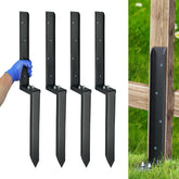 JPOIP front packaging showing four heavy-duty fence repair stakes and included tools for quick fixes