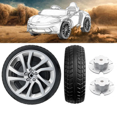 JRRXM front view showing two 10-inch wheels, clear branding and packaging benefit: easy identification