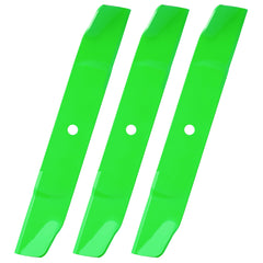 JSXDNWYJ front view of three 60-inch mulching blades showing compatibility and fit