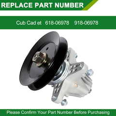 JSXDNWYJ top mounting face of spindle showing bolt pattern for exact OEM replacement
