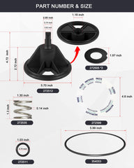 Jsyfcfc O‑rings detail demonstrating tight shaft sealing and leak prevention