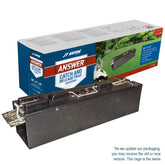 JT Eaton front view of live skunk trap showing sturdy wire construction and secure latch