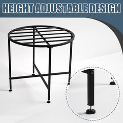 JTZFD adjustable feet demonstrating leveling on uneven surfaces