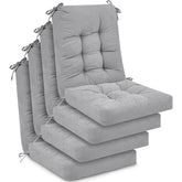 Juexica front view on wrought iron chair showing updated comfort