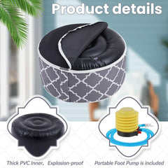 Juexica inner core and air pump displayed to show easy assembly