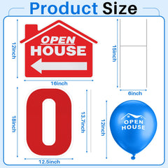 Juexica letter panels spelling OPEN HOUSE for clear on-site messaging and branding